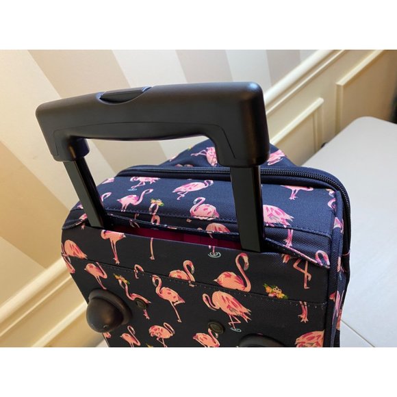 VERA BRADLEY Pelican Rolling Duffel Bag Overnight Weekend Carry On Luggage - Picture 11 of 16